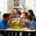 KAHEIGN Mini-Gewächshaus-Set für Kinder Gewächshaus, Pflanzkasten & Samen mit verbesserter Bewässerung – Mini Kindergärten Entdeckungsreiches Lernspielzeug für Jungen und Mädchen - Thumbnail 6