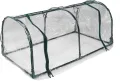 Cryfokt Transparentes, Regensicheres Gewächshaus, Sonnenschutz für Kleine Pflanzen, Zelt, Platzsparend, Vielseitig, Verlängerung der Vegetationsperiode, Eisen und Kunststoff - Thumbnail 3