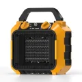 SIAL PC1 Energiesparender Heizlüfter 1000W, 42 dB, Elektroheizung Raumheizung, Elektrischer PTC Keramik Heizkörper, Gewächshausheizung,Heizstrahler Outdoor, Thermostat Heizung，Für Badezimmer, Camping - Thumbnail 2