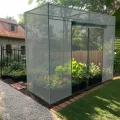 SUNYRISY 200x100x180 cm Gartenzaun Pflanzenkäfig Pflanzennetz für Tomaten Topfpflanzen Gemüse Blumen Schutz, Netz-Gewächshaus Gartennetz Zschafzaun Fence für Garten, Quadrat - Thumbnail 4