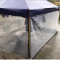 Wasserdichte transparente Kunststoff-Gartenabdeckung, 3,5 m x 3,5 m, flexible, UV-beständige Folie mit Ösen, robuste Outdoor-Plane für Pflanzen und Gewächshäuser - Thumbnail 5