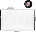 Wasserdichte transparente Kunststoff-Gartenabdeckung, 3,5 m x 3,5 m, flexible, UV-beständige Folie mit Ösen, robuste Outdoor-Plane für Pflanzen und Gewächshäuser - Thumbnail 6