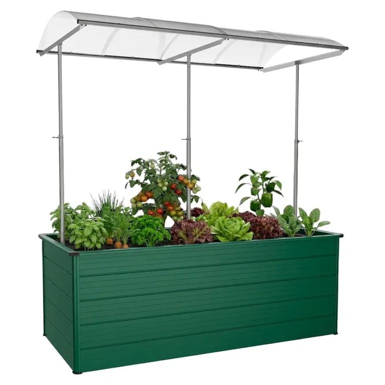 Beckmann Aluminium Hochbeet mit Schneckenschutz 201x91x75,5 cm – Modell Erntewunder Aluminium Natur – Rostfreies Alu-Hochbeet, witterungsbeständig – Made in Germany – Bild 9