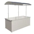 Beckmann Aluminium Hochbeet mit Schneckenschutz 201x91x75,5 cm – Modell Erntewunder Grün – Rostfreies Alu-Hochbeet, witterungsbeständig – Made in Germany - Thumbnail 7