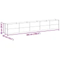 vidaXL Hochbeet Hellbraun 485 x 50 x 68 cm Verzinkter Stahl, Garten- und Terrassen-Pflanzkasten, robuster Stahl-Hochbeet, Coole Gartenlösung für Zuhause, Stadtgärten - Thumbnail 3