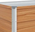 vidaXL Hochbeet Hellbraun 320 x 40 x 45 cm Verzinkter Stahl, Garten- und Terrassendesigns, urbaner Stil, robuste Möbel für draußen, Coole und praktische Lösungen - Thumbnail 6