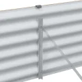 vidaXL Hochbeet Hellbraun 290 x 50 x 36 cm Verzinkter Stahl, Garten & Terrasse, Industriedesign Blumenkasten, Hochbeet für Urban, Moderne Gartenlösungen, robust gebaut - Thumbnail 7