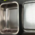 Greens Anzuchtschalen, groß, rostfreier Edelstahl, Gartenpflanzenaufbewahrung, Mini-Pflanzen-Gewächshaus, für Gras, Innen- und Außenbereich, Garten, Zuhause, Büro - Thumbnail 4