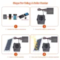 Solare Heizgerät für Hühnerställe, 30W Solarmodul Gewächshausheizer Set mit Überhitzungsschutz, Solarbetriebene Heizung, Warmluftgebläse, Kleine Gewächshausheizer für Auto, Katzen - Thumbnail 6