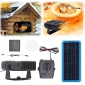 Solare Heizgerät für Hühnerställe, 30W Solarmodul Gewächshausheizer Set mit Überhitzungsschutz, Solarbetriebene Heizung, Warmluftgebläse, Kleine Gewächshausheizer für Auto, Katzen - Thumbnail 10