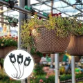Gewächshaus-Pflanzenhaken, 50 Stück, Wiederverwendbare Outdoor-Hängeklammern für Isolierung, Beschattung – Drehklammern aus Kunststoff und S-Haken aus Edelstahl – Ideal für Gartenbegeisterte - Thumbnail 4