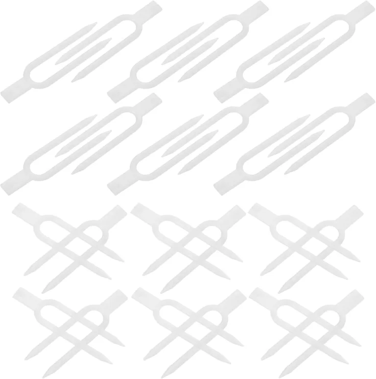Gatuida 1 Set Erdbeerpflanzen-Pflanznadeln aus Kunststoff – Pflanzenstützclips, Befestigungsstifte aus Kunststoff für Erde – Rankgabeln, Gartenbefestigungsclips für Gewächshaus, Gartenspaliere, – Bild 1