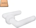 SKIR'CO (1 Paar) Kunststoff 10cm Griffe für Gewächshaus Universal Weiß Farbe Türgriffe Geeignet für den Außenbereich - Thumbnail 2