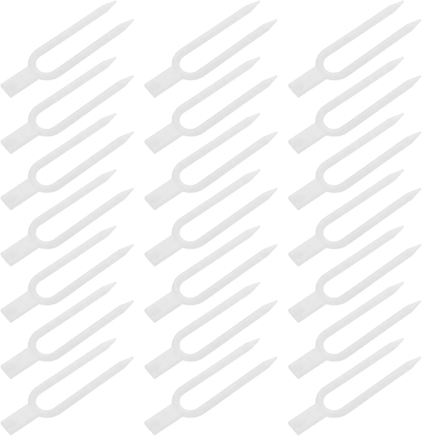 HEMOTON Transparentes Kunststoff-gartenpflanzen-befestigungsgabel- Wiederverwendbare Reben-Clips Erdbeer-stem-fixierung für Garten Gewächshaus Stabiler Pflanzenhalter - Bild 1