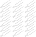 HEMOTON Transparentes Kunststoff-gartenpflanzen-befestigungsgabel- Wiederverwendbare Reben-Clips Erdbeer-stem-fixierung für Garten Gewächshaus Stabiler Pflanzenhalter - Thumbnail 1