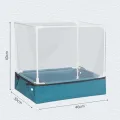 Pilzpflanzkasten Transparenter ökologischer Beobachtungsschuppen für den Innenanbau, 40 x 30 x 40 cm, Oxford-Kunststoff, Mini-Gewächshaus mit witterungsbeständigem Design - Thumbnail 6