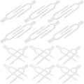 Alasum Transparente Pflanzstütz-pins aus Kunststoff Gartengabel zum Fixieren von Erdbeerpflanzen und Reben Wetterfeste Pflanzenhalter für Garten Gewächshaus Robust und Langlebig - Thumbnail 1
