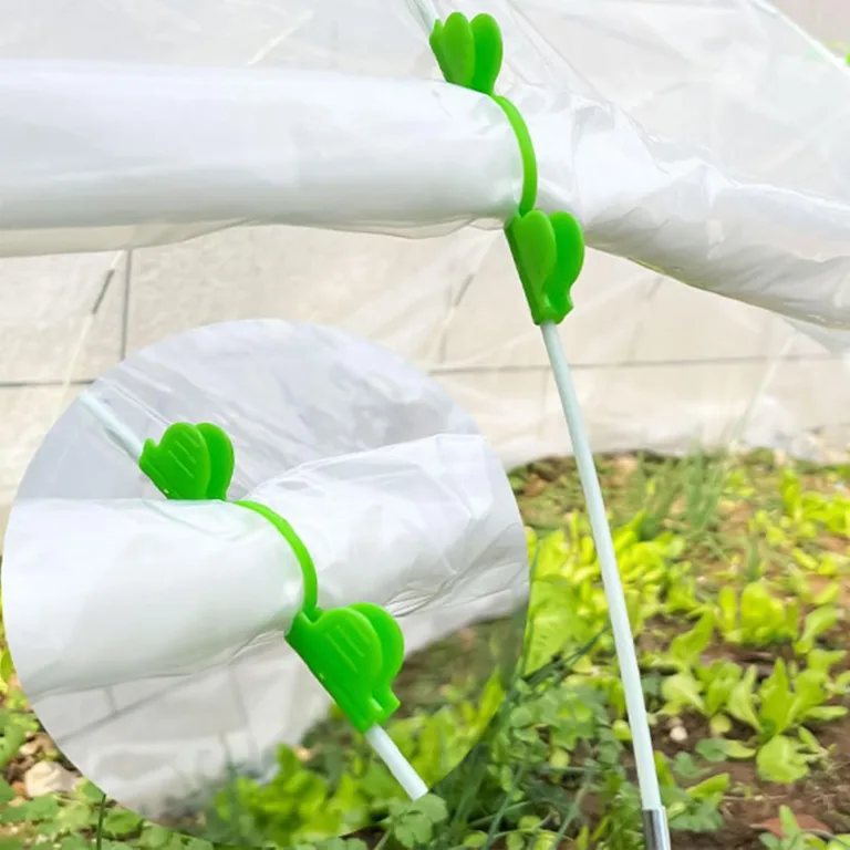 30 Stück Fiberglassstangen, 43cm Abnehmbaren Pflanztunnel Bögen, Folientunnel Foliengewächshaus Set Für Gartenvlies Und Gartenstützen Verwendet (B) – Bild 6