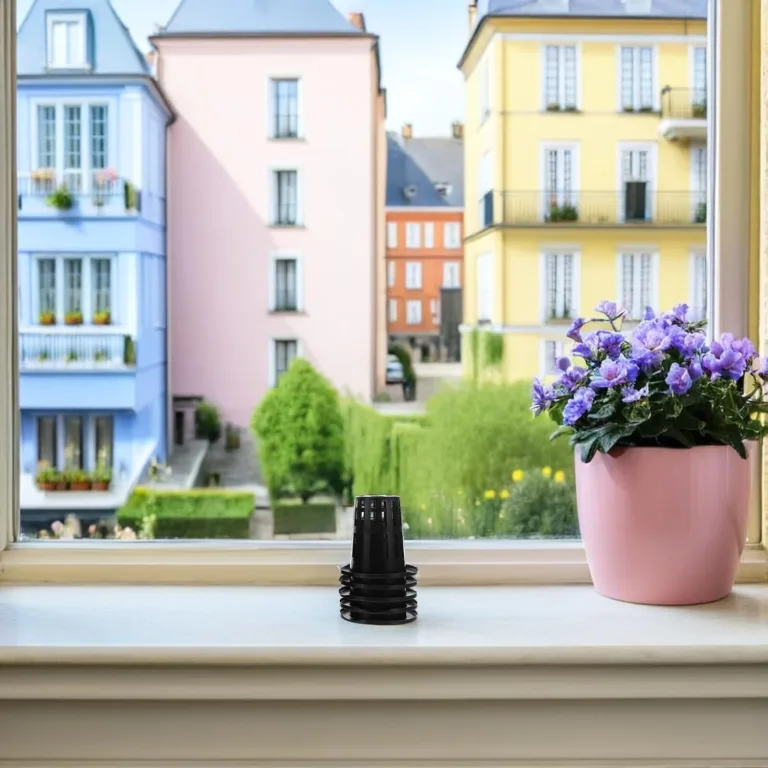 ifundom Hydroponische Netztöpfe 100 Stück Schwarz 70mm – Kunststoff Pflanzkörbe mit Wurzelschnittfunktion für Balkon Gewächshaus Hydroponik Zimmergarten – Bild 4
