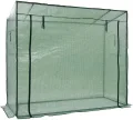 Gewächshaus, Begehbares Tomatenhaus, Pflanzenhaus mit Rolltür für Balkon, Terrasse, Garten, Hinterhof, Wetterbeständig, 200x80x173 cm Grün Polyethylen - Thumbnail 4
