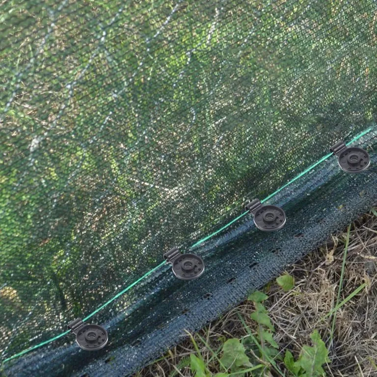 SEWACC 100 Stück Schattentuchklammern aus Robustem Kunststoff Schwer Belastbar mit Verschlussgriff für Sonnenschutznetz Vielseitig für Garten Gewächshaus und Outdoor Einsatz – Bild 8