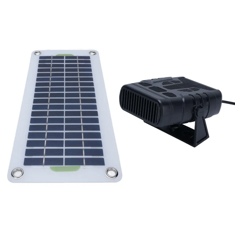 Solarpanel-Heizung, Tragbare 30-W-Raumheizung, Solarbetriebene Heizung mit Batteriebox-Set, Kompakt, Leicht, Temperaturkontrollsystem, Ideal für die Montage Im Auto, Haustierhaus – Bild 4