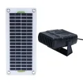 Solarpanel-Heizung, Tragbare 30-W-Raumheizung, Solarbetriebene Heizung mit Batteriebox-Set, Kompakt, Leicht, Temperaturkontrollsystem, Ideal für die Montage Im Auto, Haustierhaus - Thumbnail 9