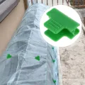 YARNOW 40 Stück Gewächshaus Filmclips 11mm aus Langlebigem Kunststoff Pflanzenhalter für Folienbefestigung und Beschattungsnetz Stangen Gewächshaus Zubehör für Garten und Pflanzenpflege - Thumbnail 5