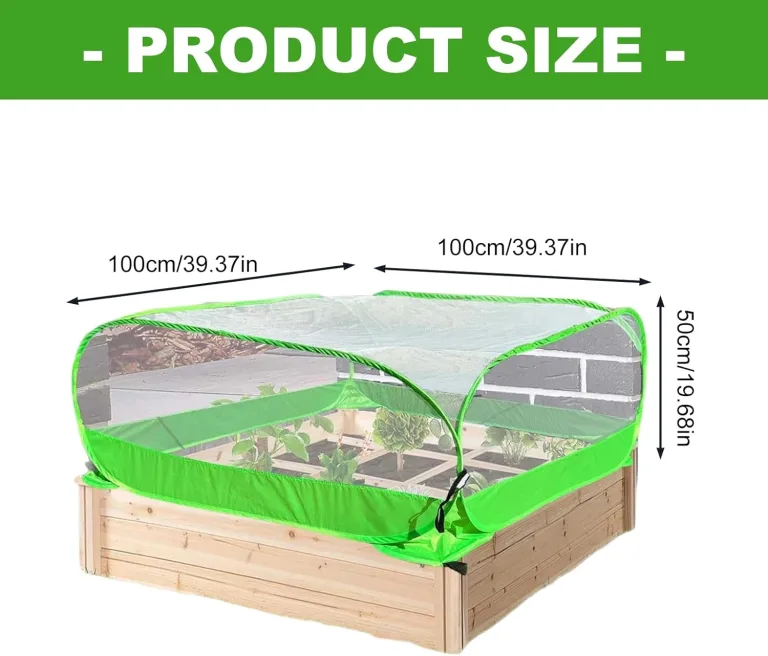Schützendes Gartennetz Mit Belüftungsfunktion Faltbare Pflanzenschutznetze Decken Gewächshäuser Zubehör Insektenschutz – Bild 7