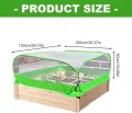 Schützendes Gartennetz Mit Belüftungsfunktion Faltbare Pflanzenschutznetze Decken Gewächshäuser Zubehör Insektenschutz - Thumbnail 7
