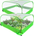 Schützendes Gartennetz Mit Belüftungsfunktion Faltbare Pflanzenschutznetze Decken Gewächshäuser Zubehör Insektenschutz - Thumbnail 3