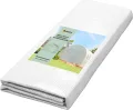 Outsunny Gewächshausfolie 3 x 4 m, wasserdicht Polyethylenfolie mit Rolltür, 8 Fenster, UV Schutz, Reißfest Gartenfolie Abdeckplane für Folientunnel Gartenarbeit, Tunnelfolie für Außenbereich Grün - Thumbnail 1