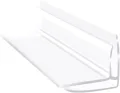 Polycarbonat Eckprofil 90° – Weiß – Länge 1,5 m – für Stegplatten 4-6 mm – Eck-Verbindungsprofil mit geradem Winkel für Gewächshaus, Dach & Überdachung - Thumbnail 1