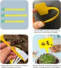 60 Stk Pflanzenschilder Wetterfest,15x5.5CM Umweltfreundliche PP Garten Pflanzenstecker zum Beschriften,T-type Wiederverwendbar Schilder für Gemüse,Kräuter,Blumen,Obstgarten,Gewächshaus Zubehör - Thumbnail 5