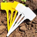 60 Stk Pflanzenschilder Wetterfest,15x5.5CM Umweltfreundliche PP Garten Pflanzenstecker zum Beschriften,T-type Wiederverwendbar Schilder für Gemüse,Kräuter,Blumen,Obstgarten,Gewächshaus Zubehör - Thumbnail 6