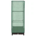 Hochbeet mit Gewächshausaufsatz 40Ã—40Ã—123 cm Rattan-Optik Braun, platzsparendes Hochbeet aus PP+Eisen für Balkon Garten Terrasse und Gemüsekultur - Thumbnail 5