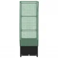 Hochbeet mit Gewächshausaufsatz 40x40x139 cm Schwarz Rattan-Look Pflanzkasten aus Eisenrohr & PP für Balkon Garten Terrasse platzsparendes Kräuterbeet mit Frühbeet-Aufsatz - Thumbnail 5