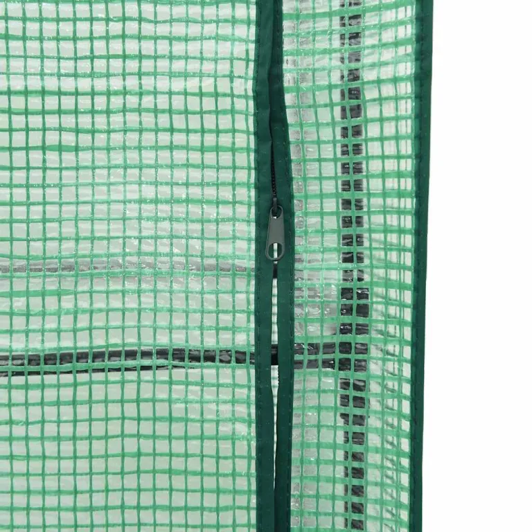 Hochbeet mit Gewächshaus-Aufsatz 80x40x123 cm aus PP & Eisen Rattan-Optik grau Tomatenhaus mit Belüftungs-ReiÃŸverschlüssen platzsparend für Balkon Terrasse und Garten – Bild 8
