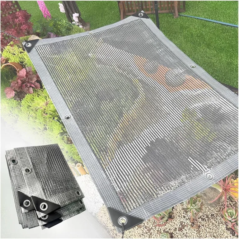 Aluminium-Schattentuch, UV-beständiges, reflektierendes Gewebe, 55 % Schatten für Fenster, Balkon, Outdoor, Gewächshäuser, Sukkulenten (4,0 x 15,0 m) – Bild 1