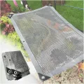 Aluminium-Schattentuch, UV-beständiges, reflektierendes Gewebe, 55 % Schatten für Fenster/Balkone/Outdoor/Gewächshäuser/Sukkulenten (5,0 x 7,0 m/16,4 x 22,9 ft) - Thumbnail 1