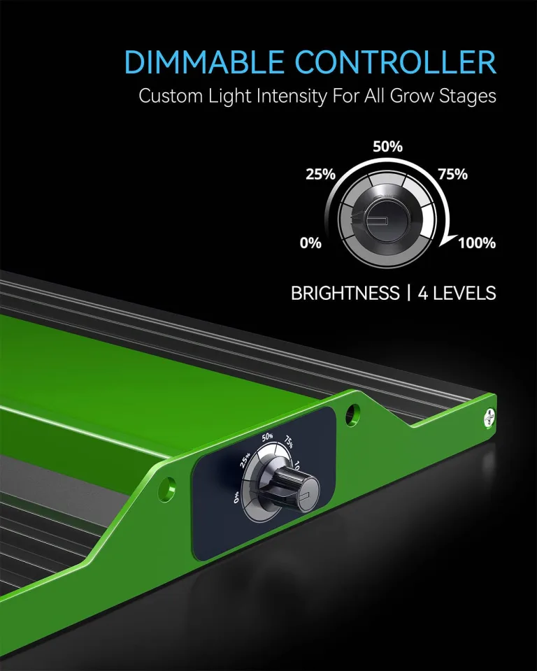 Grow Tent Complete Setup, 100W Full Spectrum LED Grow Light & 32"x32"x63"Grow Tent Bundle, 10.2 cm Efficient Airflow Ventilation System with Soundproof Duct Connector – Bild 2