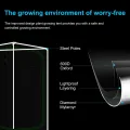 Grow Tent Complete Setup, 100W Full Spectrum LED Grow Light & 32"x32"x63"Grow Tent Bundle, 10.2 cm Efficient Airflow Ventilation System with Soundproof Duct Connector - Thumbnail 5