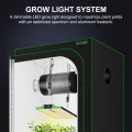 Grow Tent Complete Setup, 100W Full Spectrum LED Grow Light & 32"x32"x63"Grow Tent Bundle, 10.2 cm Efficient Airflow Ventilation System with Soundproof Duct Connector - Thumbnail 8