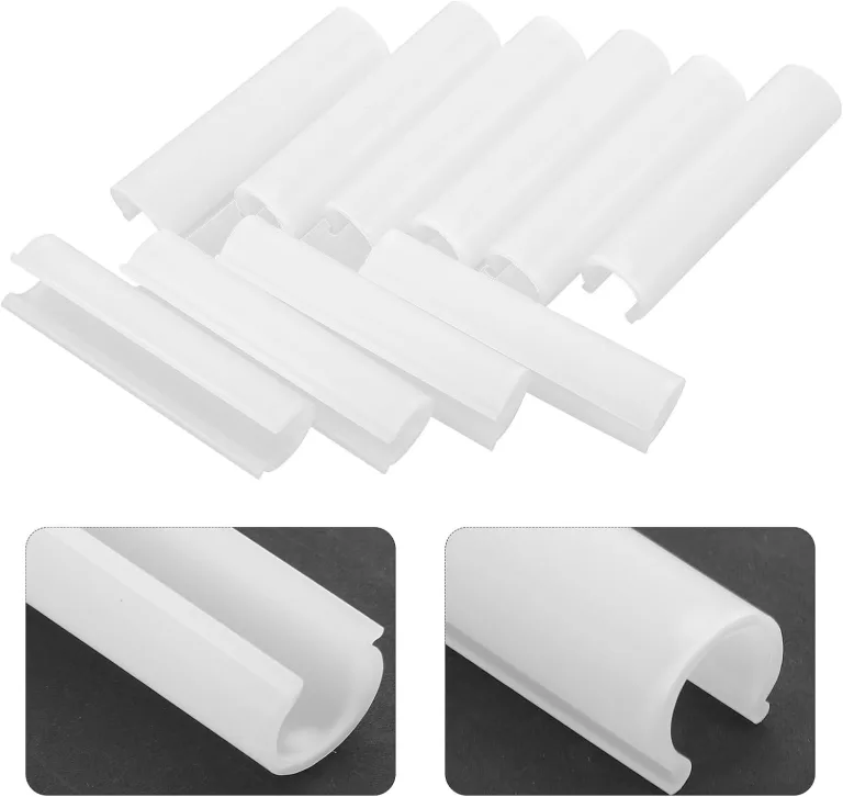 CLISPEED Gewächshaus Rohr Clips 32 Stück PP PVC Klemmen Hochtemperaturbeständig für Folien und Schattentücher Gartenpflanzen Zubehör – Bild 8