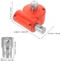 Kisangel 3 Teiliges Set Handkurbel Zubehör Für Folienrollen Manuelle Hebevorrichtung Maschinen Jalousien Kurbelgriff Ersatzteil Gewächshauszubehör Manueller Gewächshaus Folienwickler - Thumbnail 2