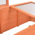 Holz-Gewächshaus mit PC-Platten | Schutz für Kräuter & Setzlinge | 100 x 50 x 34 cm | Hobby-Gartenbau Pflanzbeet 170647 - Thumbnail 8