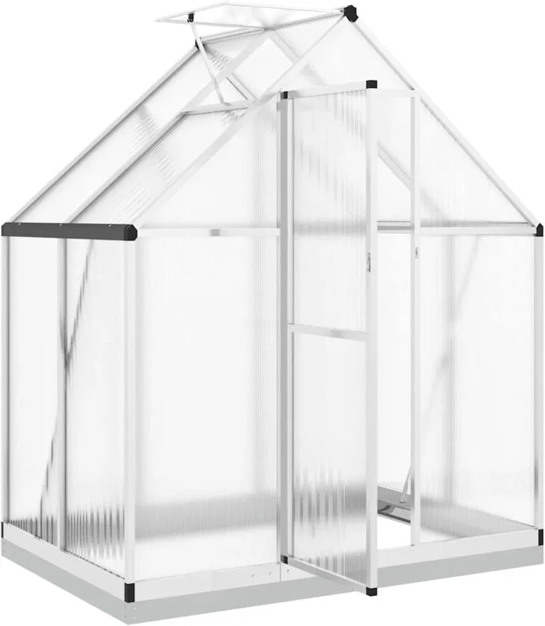 Aluminium-Gewächshaus 169x114x202 cm, transparent, für Hobby-Gartenbau Pflanzhaus 4005825 – Bild 6