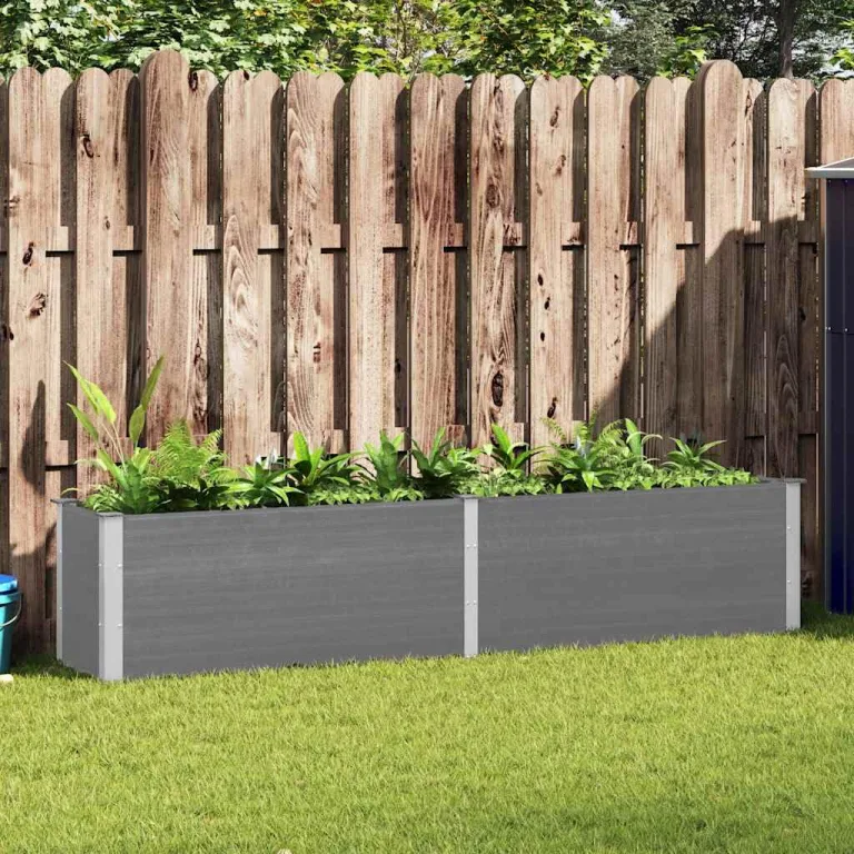 Garten Hochbeet WPC 100 x 50 x 91 cm Grau – Bild 10