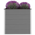Garten Hochbeet WPC 100 x 50 x 91 cm Grau - Thumbnail 3