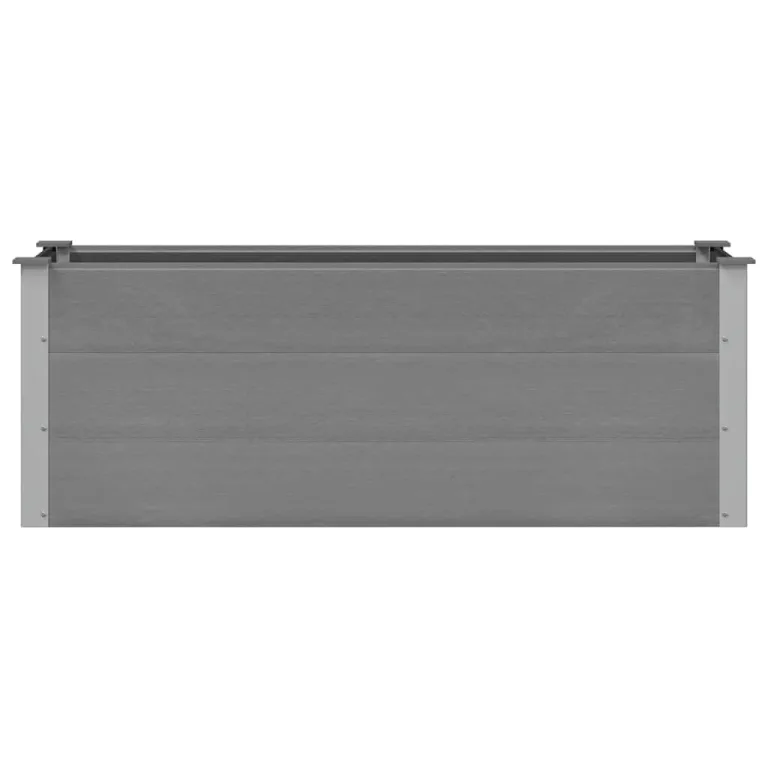 Garten Hochbeet WPC 150 x 50 x 54 cm Grau – Bild 4